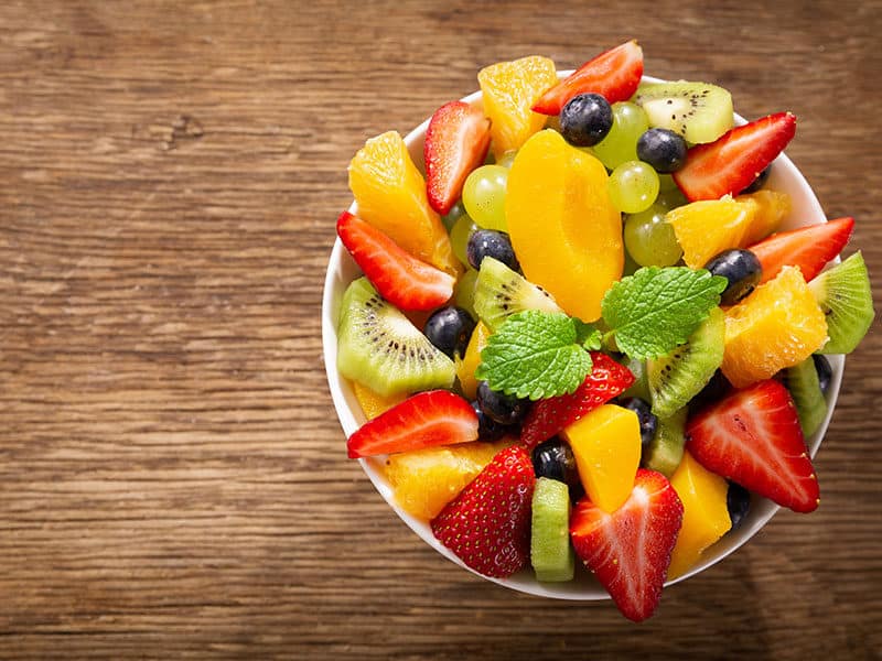 Fruit on Wooden Table