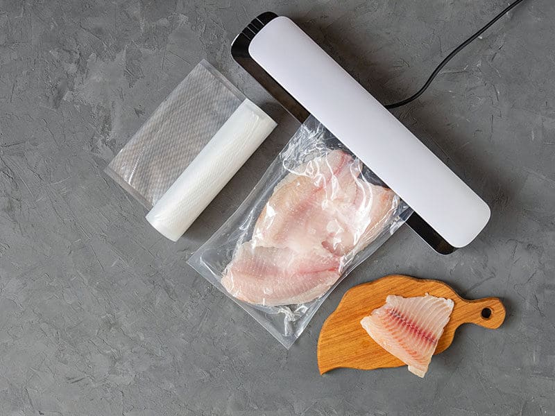 Vacuum Packaging Fish Extending Shelf Life