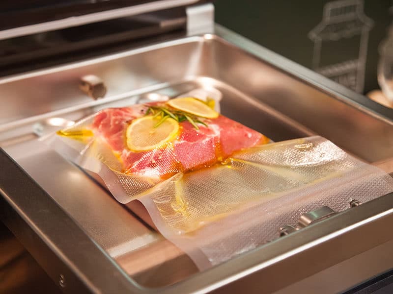 Vacuum Sealing Food