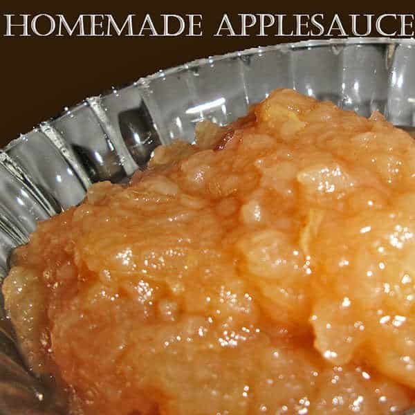 Mom's Homemade Apple Sauce Recipe