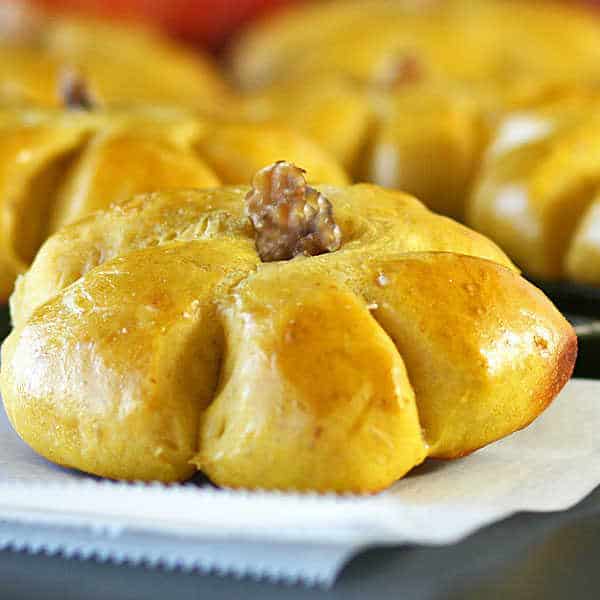 Pumpkin Dinner Rolls