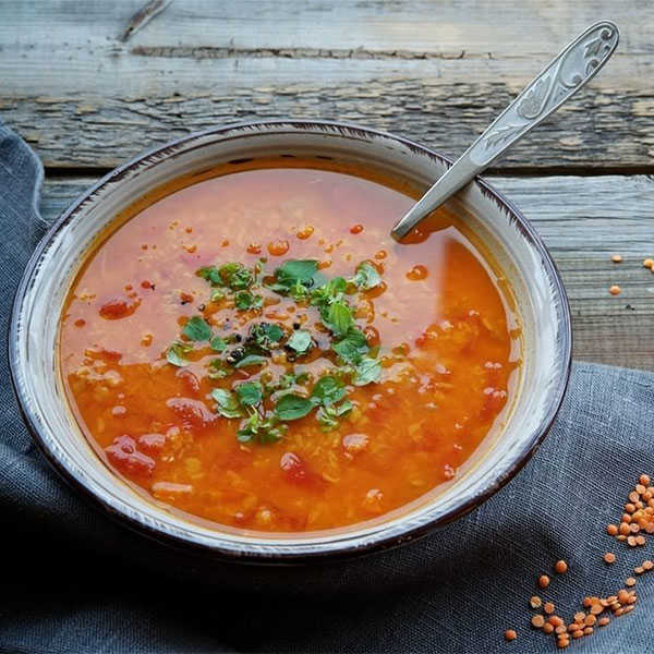 Winter Vegetable and Lentil Soup