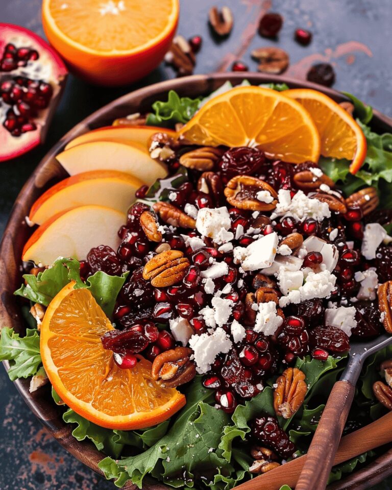 Crisp Winter Greens Salad Recipe