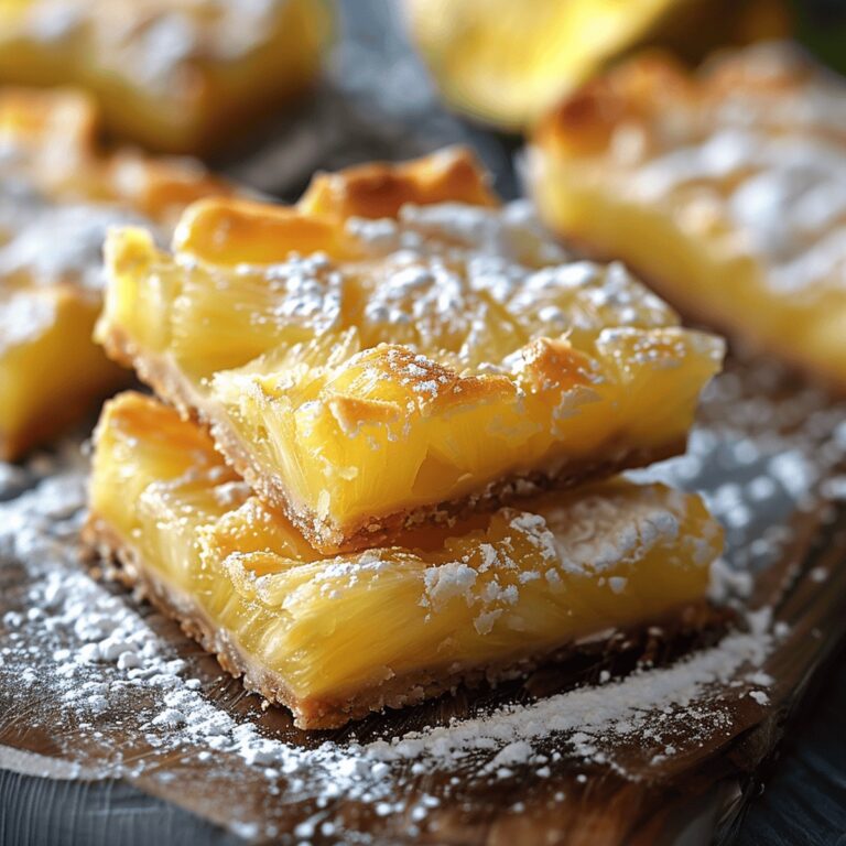 Tropical Pineapple Bliss Bars Recipe