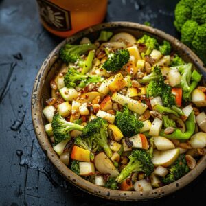 Crisp Broccoli And Apple Crunch Salad Recipe