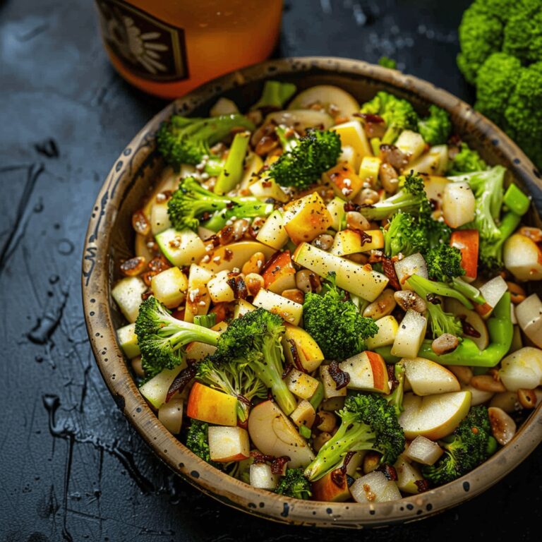Crisp Broccoli And Apple Crunch Salad Recipe