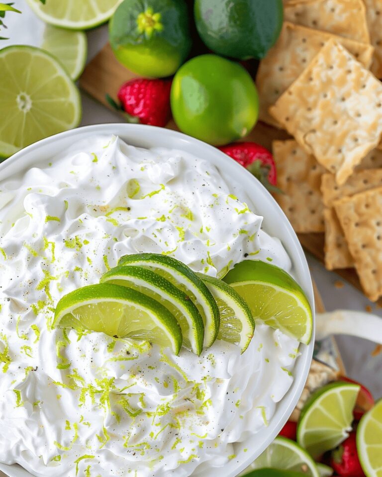 Lime Pie Fruit Dip Recipe