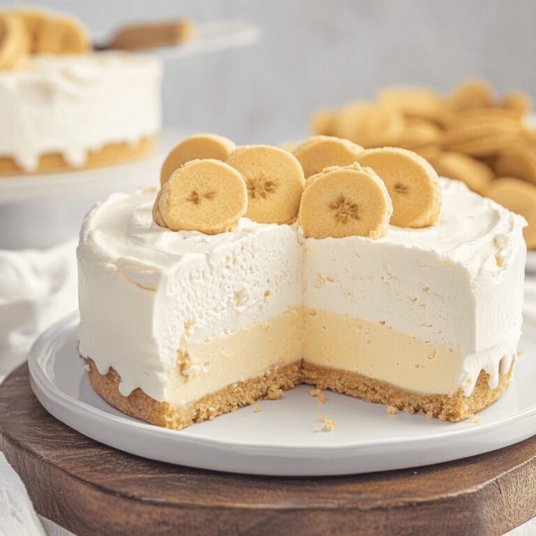No Bake Banana Pudding Cheesecake Recipe