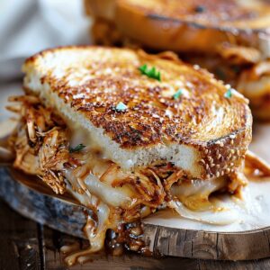 Smoky BBQ Chicken Grilled Cheese Sensation Recipe