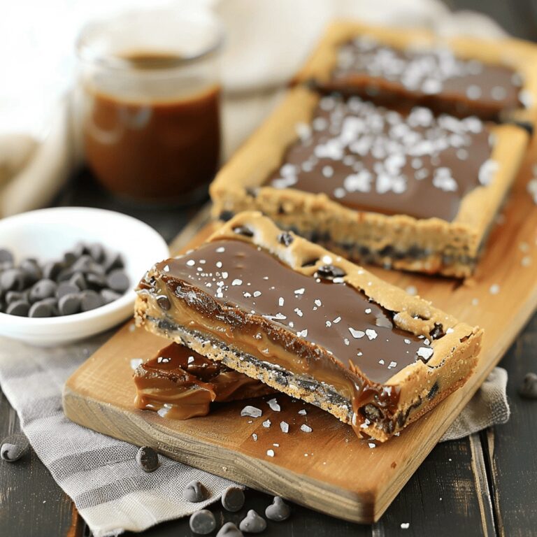 Indulgent Chocolate Chip Salted Caramel Tart Recipe