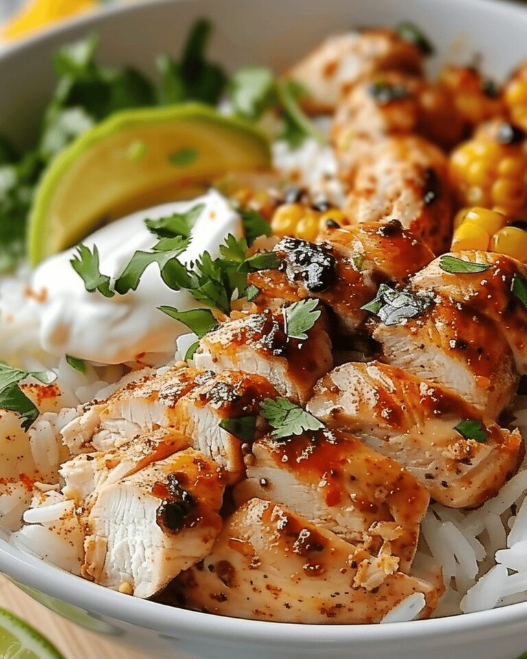 Street Corn Chicken Rice Bowl With A Twist Recipe