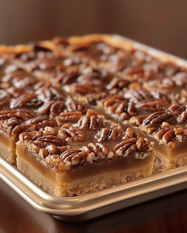 Gooey Pecan Pie Bars Recipe