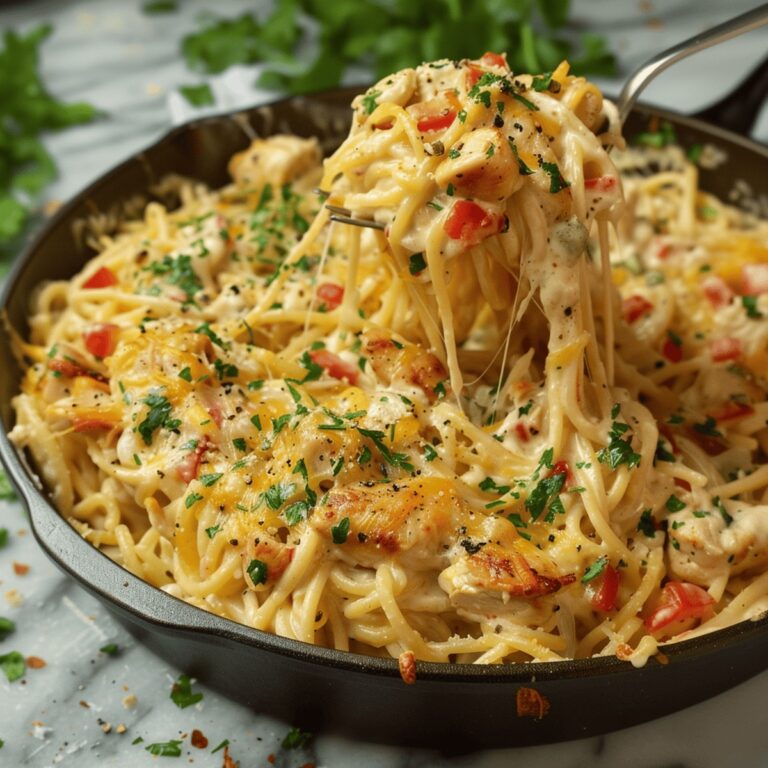 Velvety Chicken Spaghetti Recipe