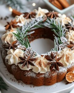 Festive Gingerbread Wreath Recipe