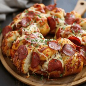 Gooey Pizza Monkey Bread Recipe