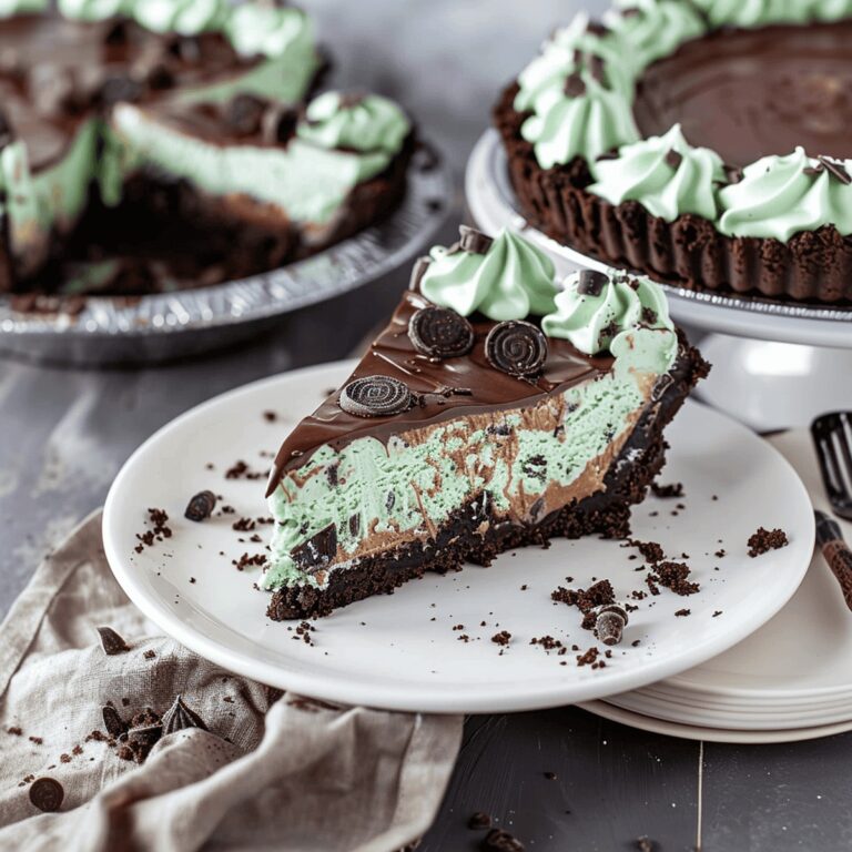 Sinful Grasshopper Pie Recipe