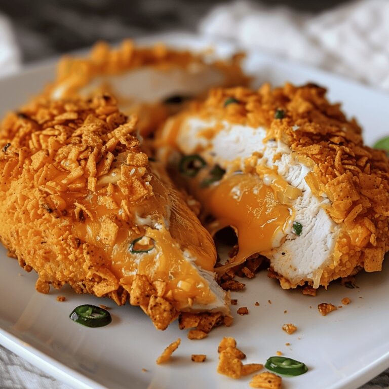 Crispy Doritos Stuffed Chicken Breasts Recipe