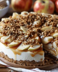 Velvety Apple Cinnamon Cheesecake Recipe