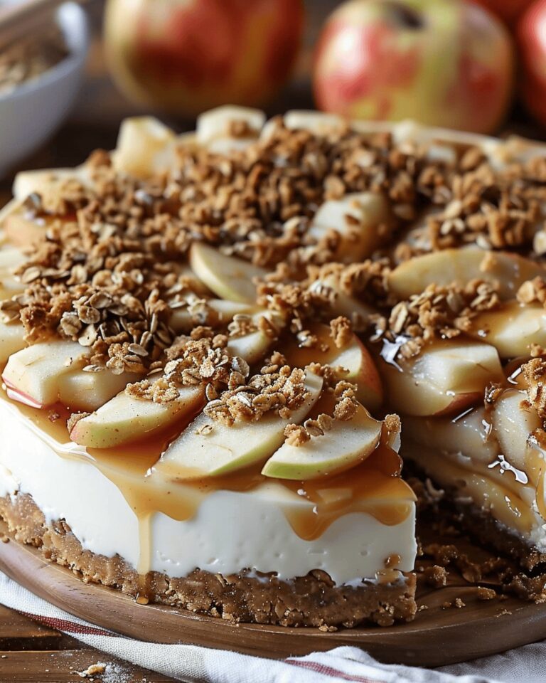 Velvety Apple Cinnamon Cheesecake Recipe