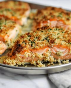 Panko Crusted Salmon Recipe