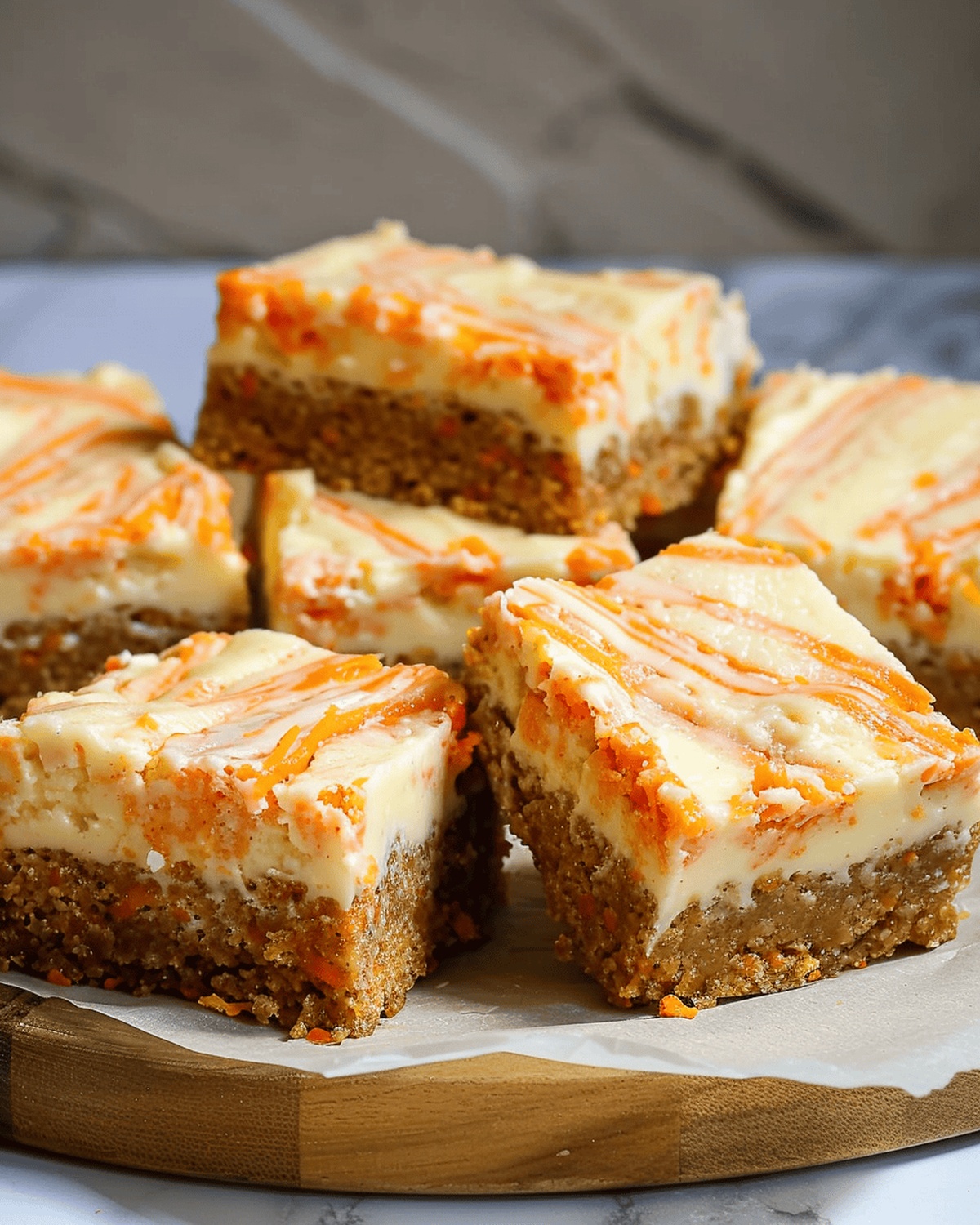 Moist Carrot Cake Bars Recipe