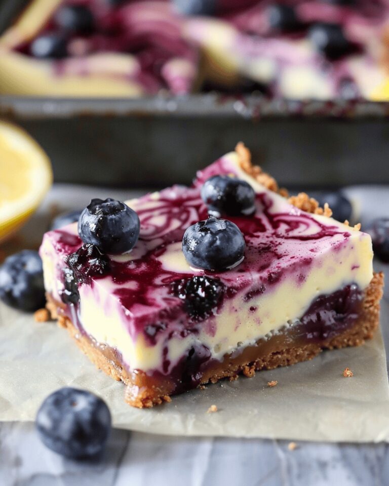 Tangy Blueberry Lemon Bars Recipe