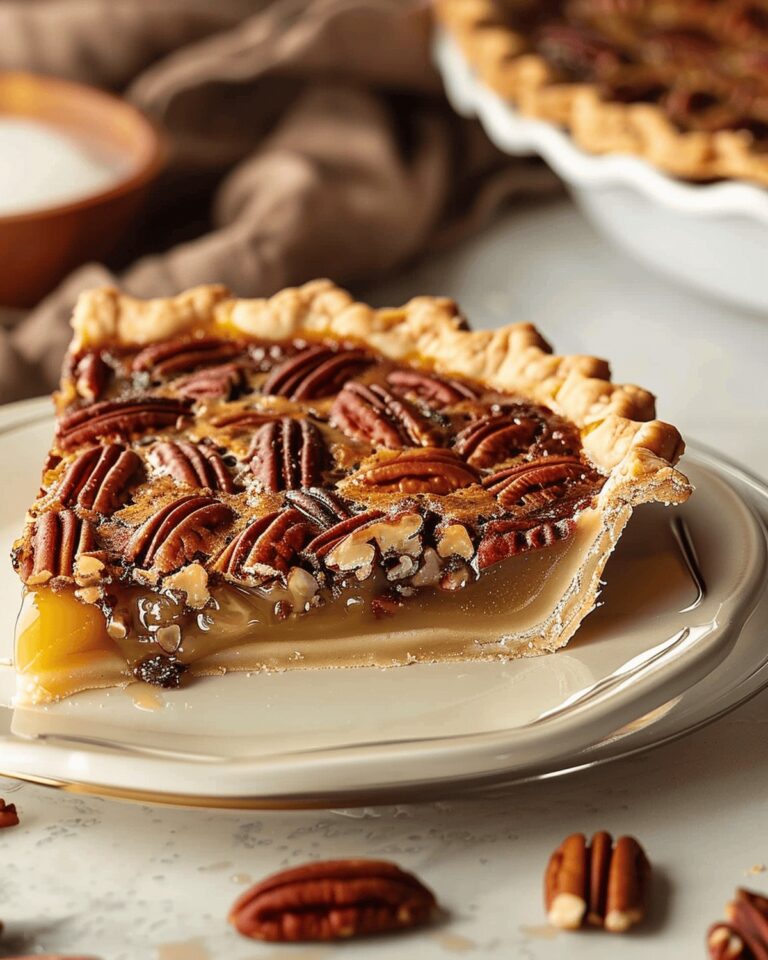 Buttery Southern Pecan Pie Recipe
