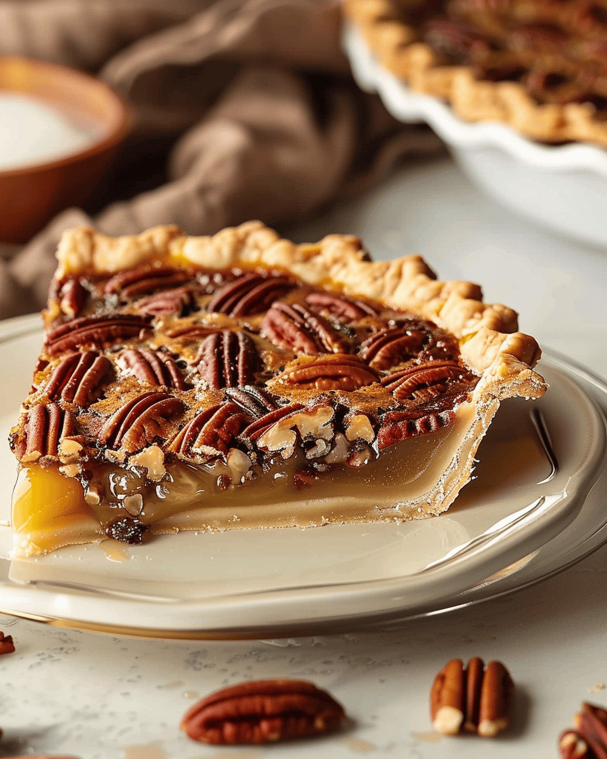 Buttery Southern Pecan Pie Recipe