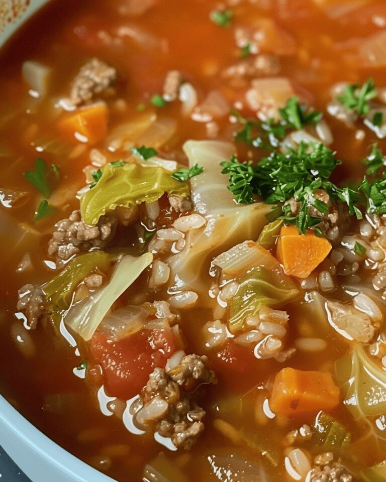 Hearty Cabbage Roll Soup Recipe