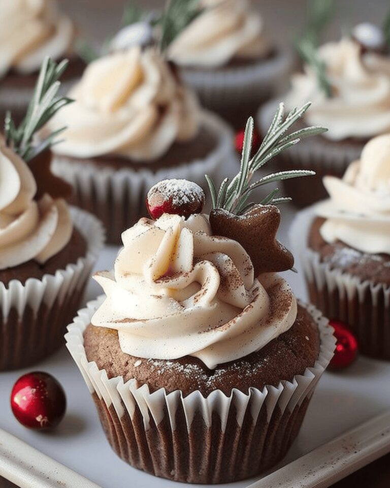 Velvety Gingerbread Cupcakes Recipe