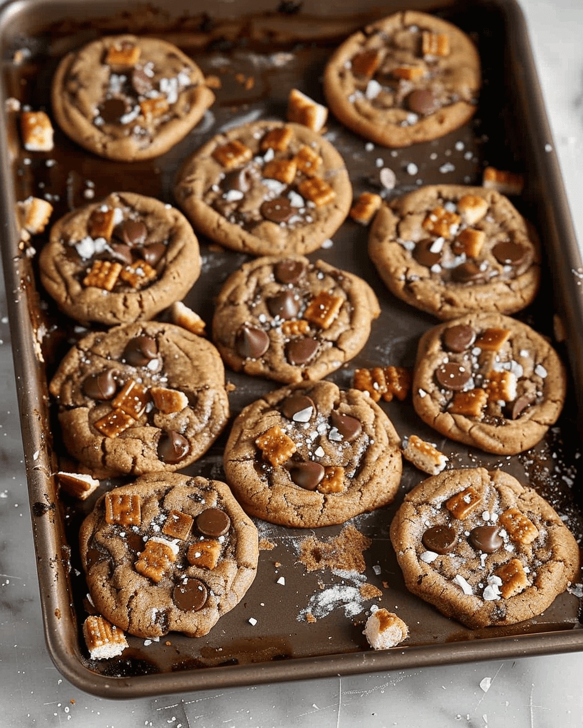 Festive Christmas Toffee Cookies Recipe