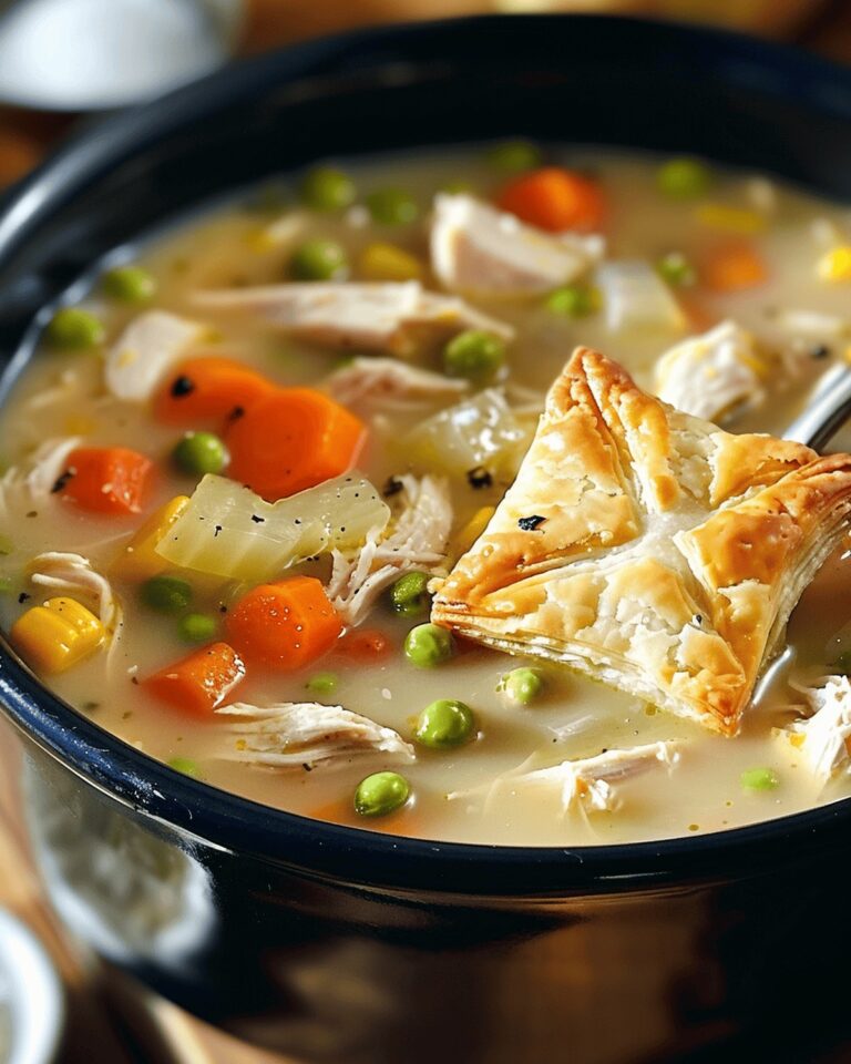 Hearty Chicken Pot Pie Soup Delight Recipe