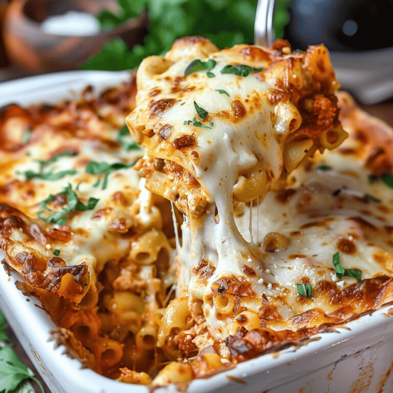 Cheesy Mac & Cheese Lasagna Extravaganza Recipe