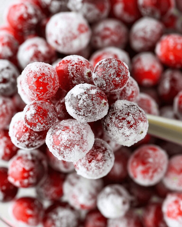 Orange Vanilla Candied Cranberries Recipe
