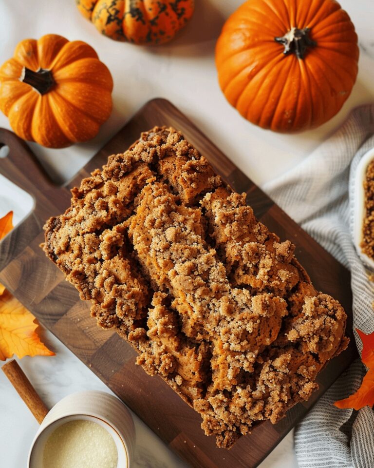 Pumpkin Bread with Streusel Topping Recipe