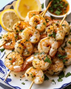 Tangy Citrus Shrimp Skewers Recipe