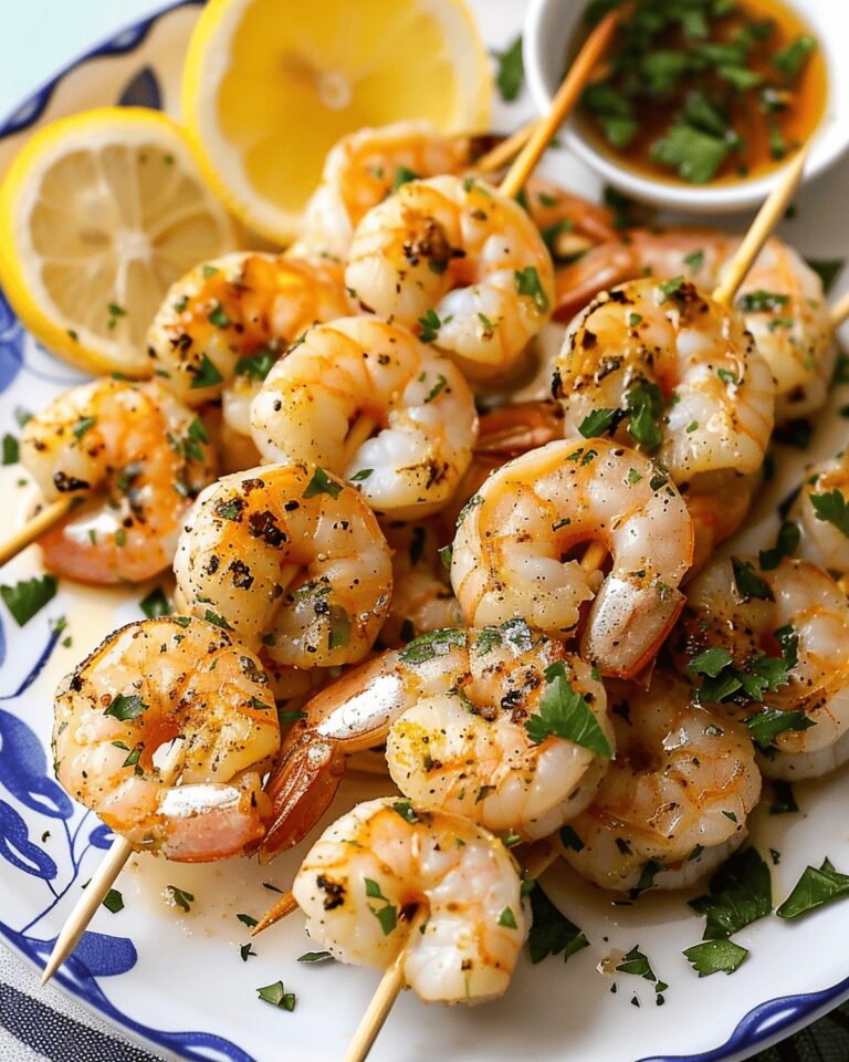 Tangy Citrus Shrimp Skewers Recipe