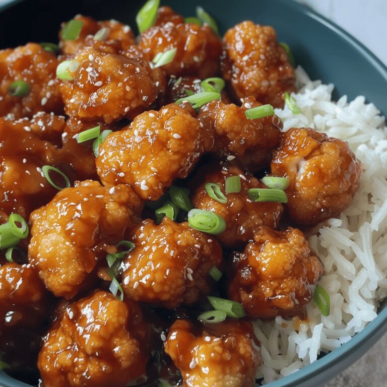 Spicy General Tsos Cauliflower Recipe