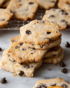 Zesty Orange Chocolate Chip Shortbread Recipe