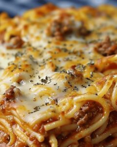 Velvety Spaghetti Bake Delight Recipe