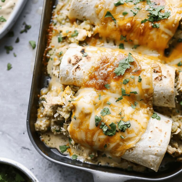 Fiery Green Chile Chicken Burritos Recipe