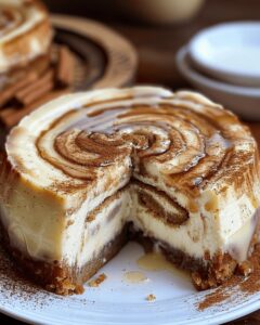 Luscious Cinnamon Swirl Honeybun Cheesecake Recipe