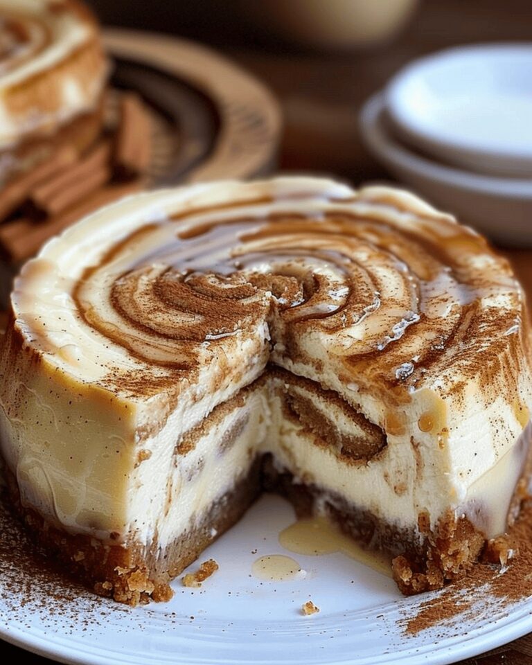 Luscious Cinnamon Swirl Honeybun Cheesecake Recipe