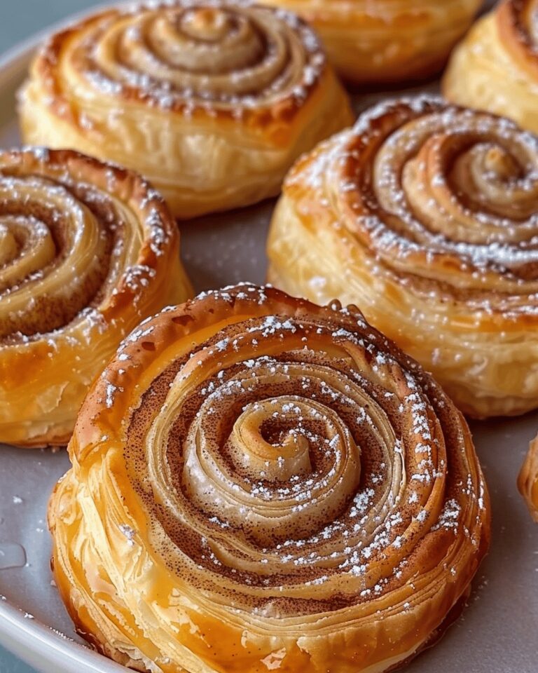 Flaky Cinnamon Sugar Puff Pastry Swirls Recipe