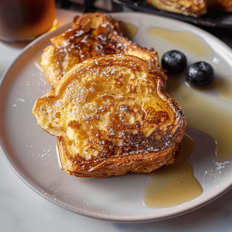 Golden Croissant French Toast Recipe
