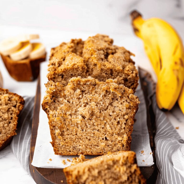 Rustic Whole Wheat Cinnamon Crunch Banana Bread Recipe