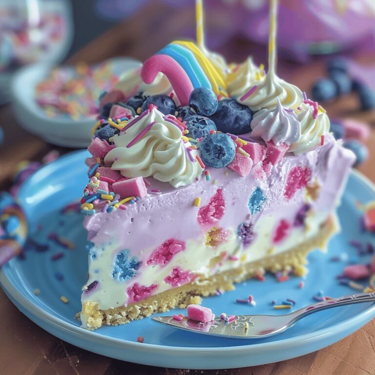 No-Bake Unicorn Cheesecake Recipe