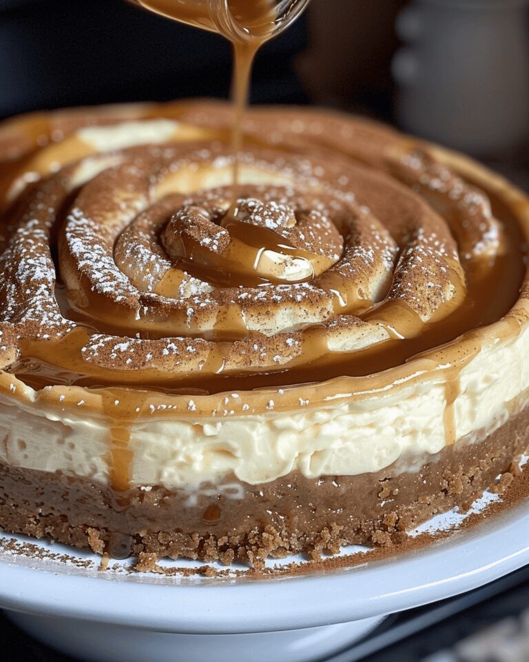 Velvety Cinnamon Roll Honeybun Delight Cheesecake Recipe