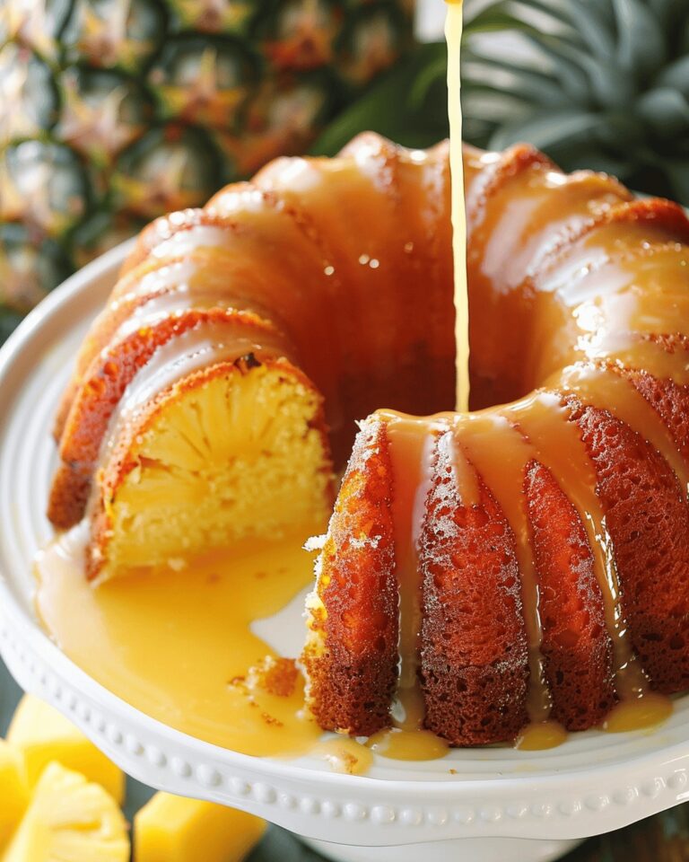 Tropical Pineapple Delight Pound Cake Recipe