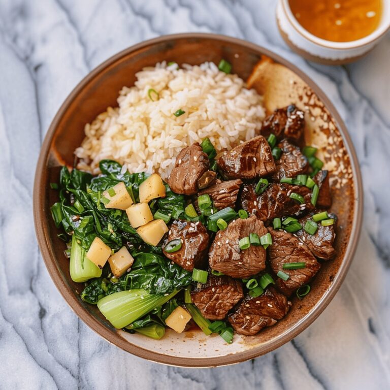 Steak Bites with Miso Ginger Dressing Recipe